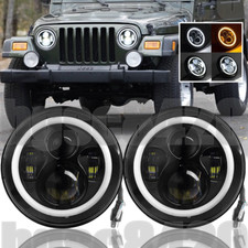 2pcs 7 Inch Round Led Fog Lights Driving Lamps Drl For Jeep Wrangler Jk Tj Usa 2pcs 7 Inch Round Led Fog Lights Driving Lamps Drl For Jeep Wrangler Jk Tj Usa