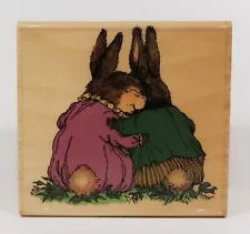 Uptown Rubber Stamp, G13036 True Love, Holly Pond Hill, Bunny Rabbits