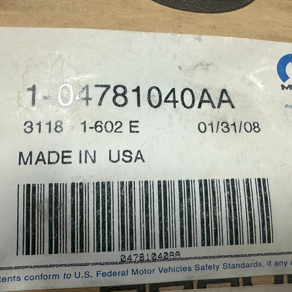 New OEM Mopar Exhaust Crossover Gasket For 2001-07 Dodge Chrysler 4781040AA Foto 4 de 4