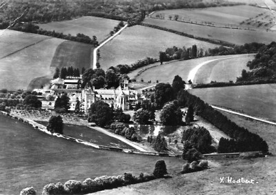 Karte ARCIS LE PONSART Abtei Notre Dame d'Igny Ostseite Flugzeugansicht