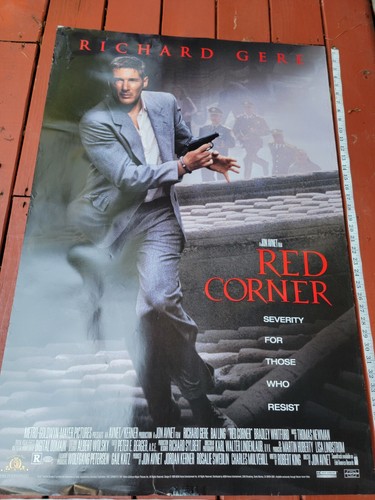 Vintage 1997 Red Corner  Original Movie Poster Richard Gere Action