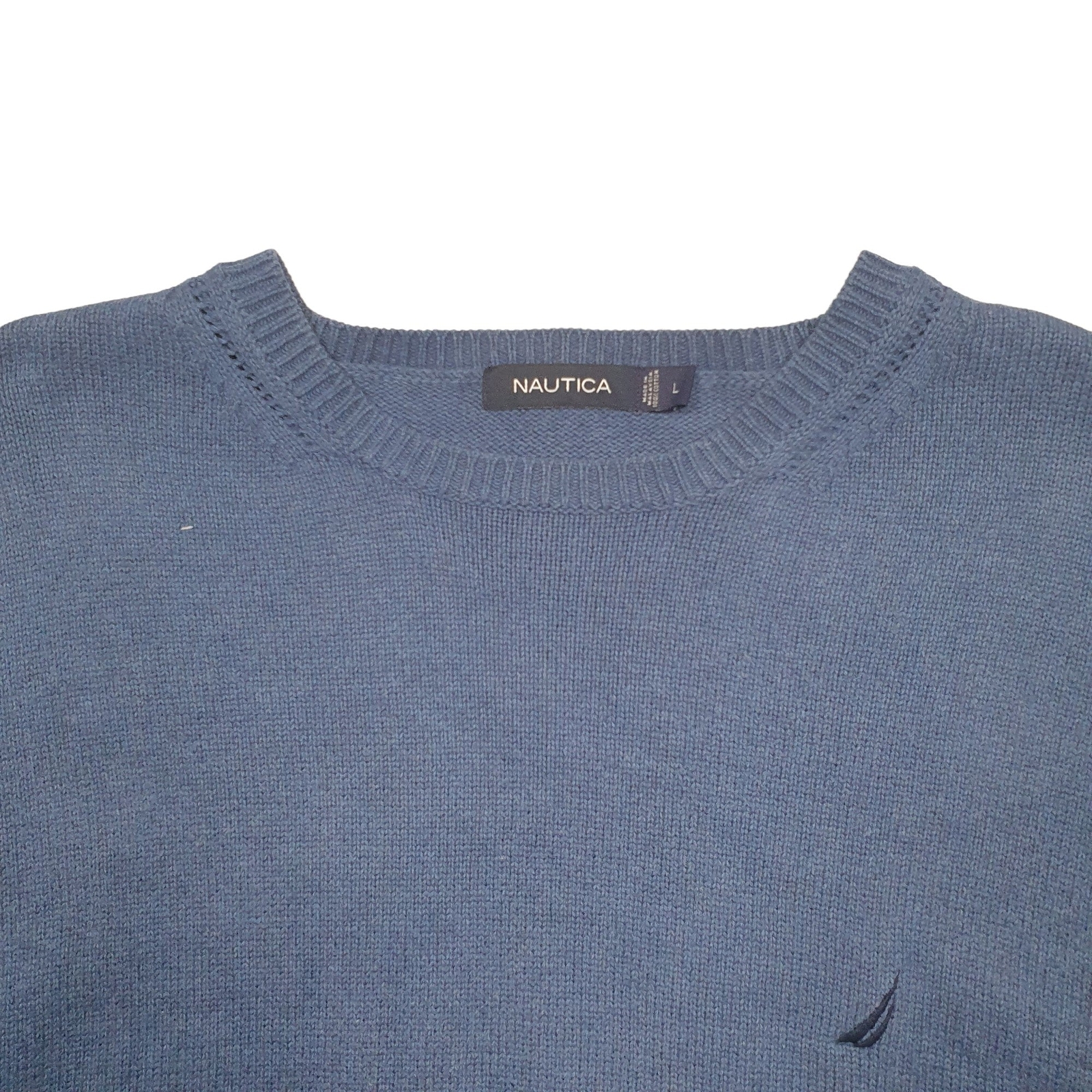 NAUTICA Crewneck Knit Jumper Sweatshirt Mens L image 2