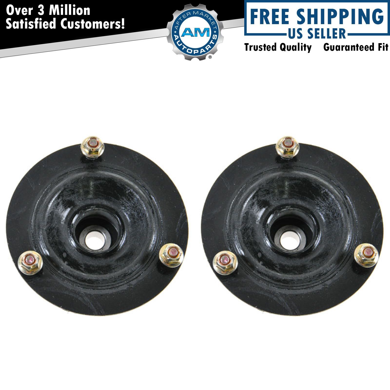 Front Upper Strut Mount Plate Pair Set of 2 for 9207 BMW 318 323 325