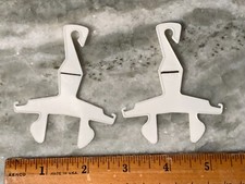 Vintage 1960's 2 Two Mattel Barbie Or Ken Doll Fashion Pak Clothes Hangers