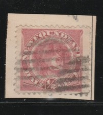 NEWFOUNDLAND 1887 1/2c Newfoundland Dog 