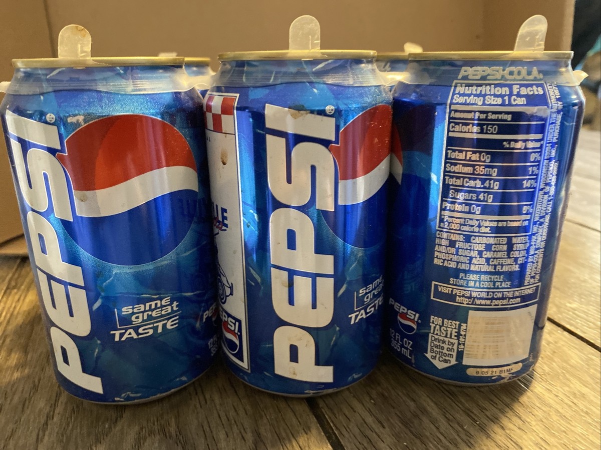 Pepsi cola 1999 “amoco knoxville nationals” 12 oz cans 6 pack | eBay