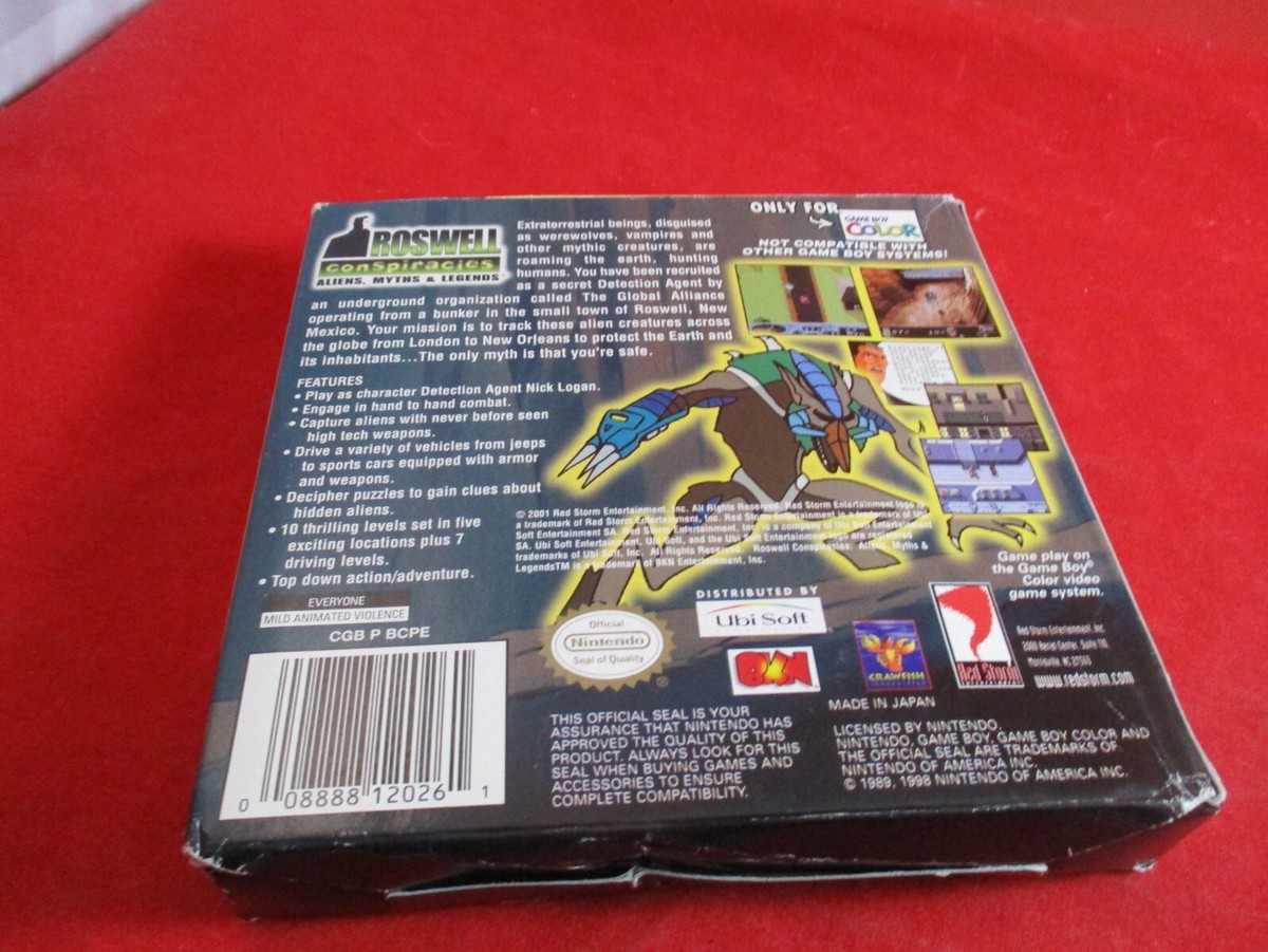 Roswell Conspiracies: Aliens, Myths & Legends Game Boy Color