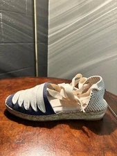 Toni Pons Gavet Women's Espadrilles With Straps Blue EU 37/ US 6.5 New
