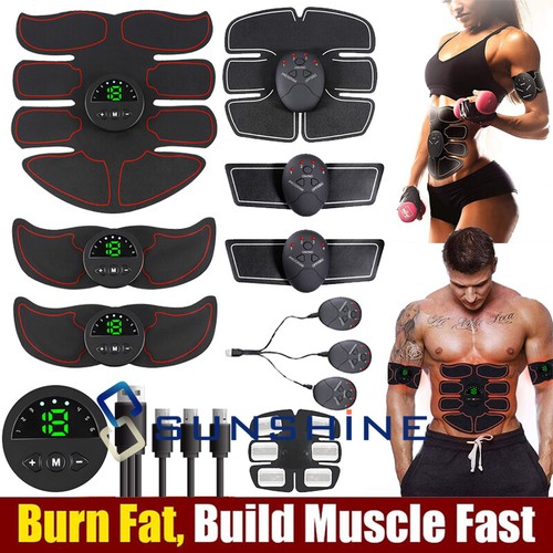 Estimulador Muscular Electro Maquina Abdominales Marcar Abdomen para Ejercicio - Picture 2 of 46