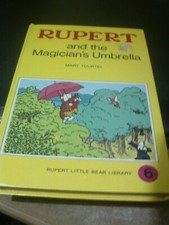 A Vintage Little Bear Library Book No. 6 Rupert and the Magician's Umbrella