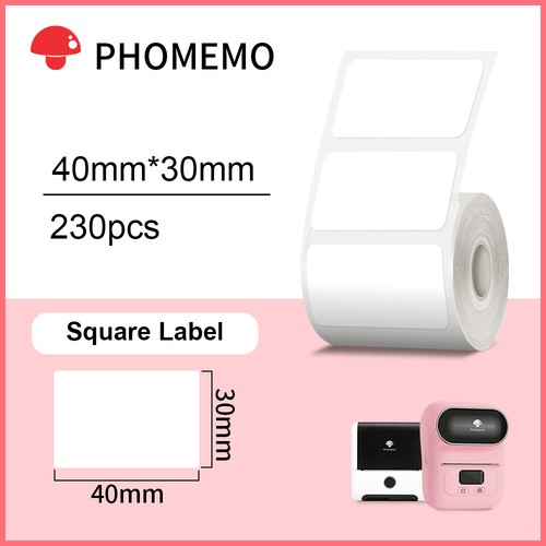 Phomemo M200/ M110 Bluetooth Etikettendrucker Upgrade 3Zoll Tragbarer -20mm-75mm - Bild 20 von 26