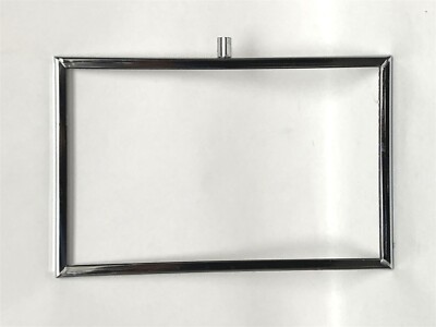 AMKO 7''x11'' Metal Sign Holder - Chrome