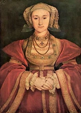 1958 Art Print "Anne Of Cleves By Holbein the Younger"  