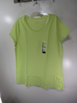 New No Boundaries Short Sleeve Tee Size XXXL 21 Juniors Lime Round Neck