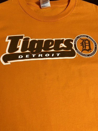 Detroit Tigers MLB t-shirt Men’s size L 2006 Orange - Picture 4 of 8