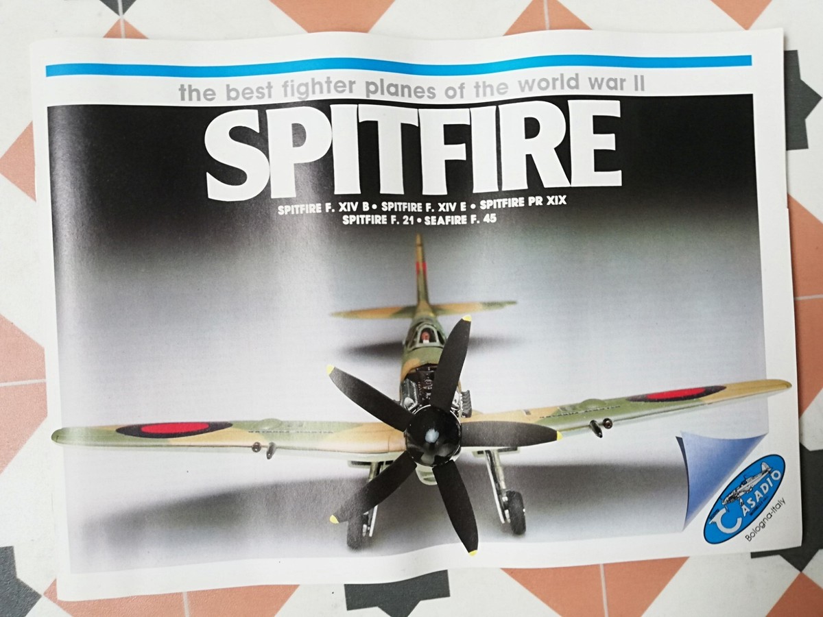 Casadio 1:48 scale Spitfire F.XIVB WWII metal model fighter plane