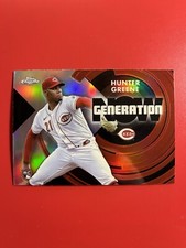 2022 Topps Chrome Update Hunter Greene RC Rookie Generation Now #GNC-21 Reds