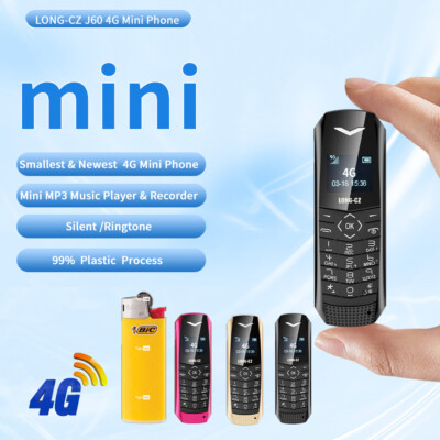 Super Mini Phone J60 4G Network Mobile Phone Keyboard Pocket Phone SOS MP3