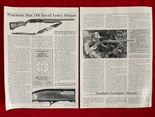 Winchester 1300 Turkey Shotgun Magazine Article/Print Ad Exploded View Disassemb