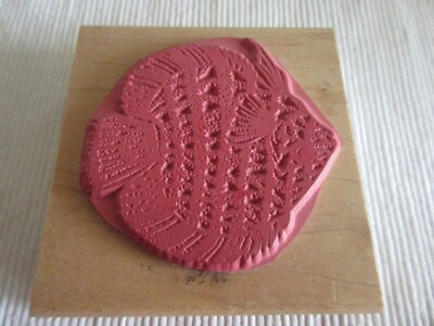 Basteln Färben Gestalten STEMPEL Fisch maritim Just for Fun ca 7,5x8 x 2cm NEU