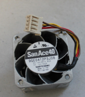 SanyoDenki SanAce40 9GE0412P3J08 40mm x 40mm x 30mm DC 12V 0.65A Fan Lüfter 4pin