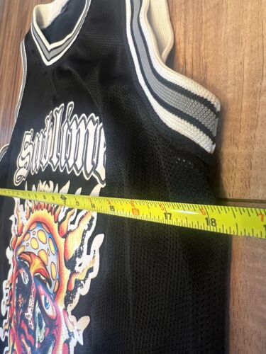 RARE maillot de basket Sublime Band logo soleil 40 oz to Freedom Tour taille S - Photo 3/5