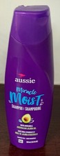 Aussie For Dry Hair Paraben Free Miracle Moist Shampoo W/Avocado  Jojoba,CRACK