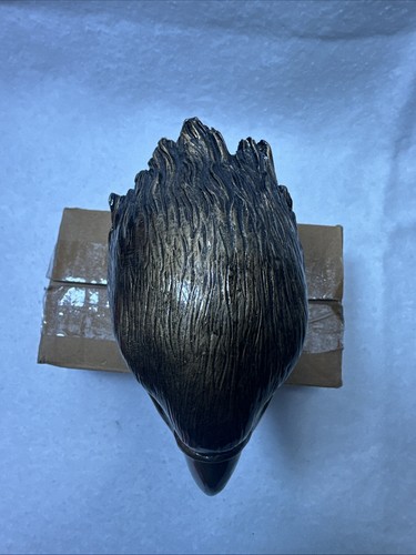 Brass Eagle Statue Bust America Office Desktop Ornament Decor Bronze B13 - Picture 7 of 13