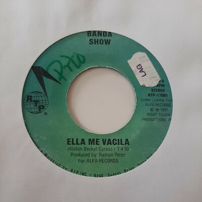 Banda Show Ella Me Vacila / Mamacita Yo Te Quiero RTP VG+ #2249
