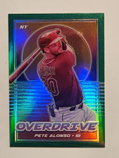2021 Chronicles Overdrive Pete Alonso #22 Green Prizm /75