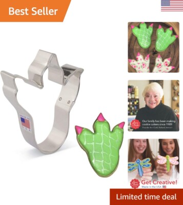 Dinosaur Footprint Cookie Cutter, 4''  by Ann Clark