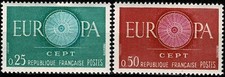 FRANCE 1960  CEPT EUROPA  YT n° 1266 et 1267 Neufs ★★ luxe / MNH   (B)