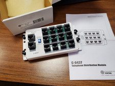 Channel Vision C-0437 4 x 12 Telephone Distribution Module NEW