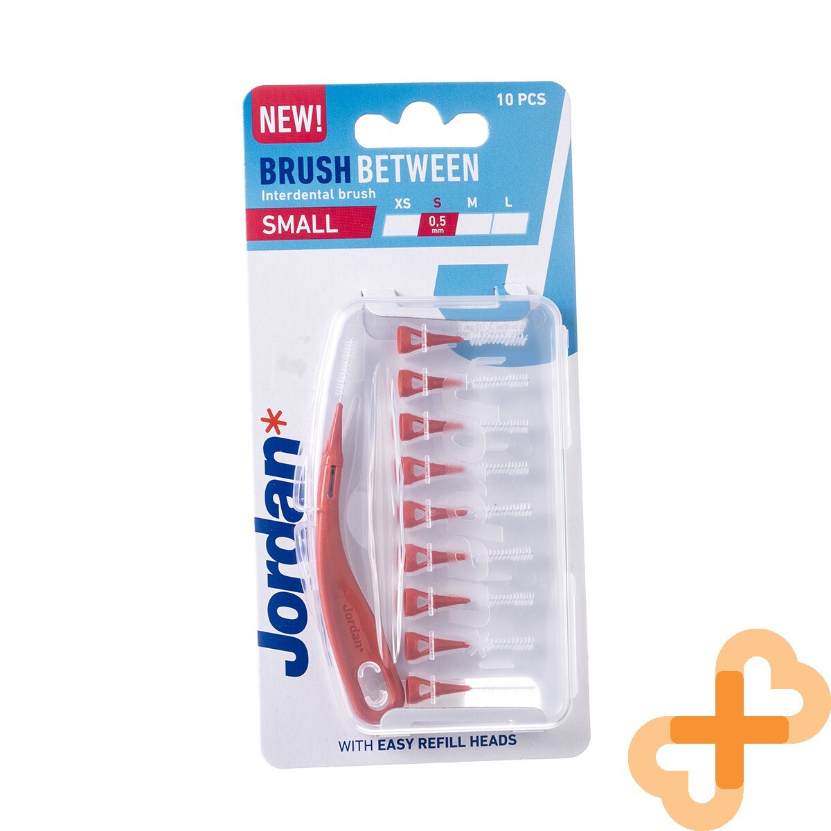 JORDAN BRUSH BETWEEN S Toothbrush for Between Teeth Flossers 0.5 mm 10 pcs.