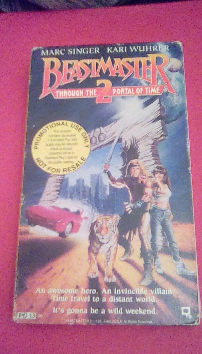 Beastmaster 2 & Trust RARE Promo Two-Movie Screener VHS Kari