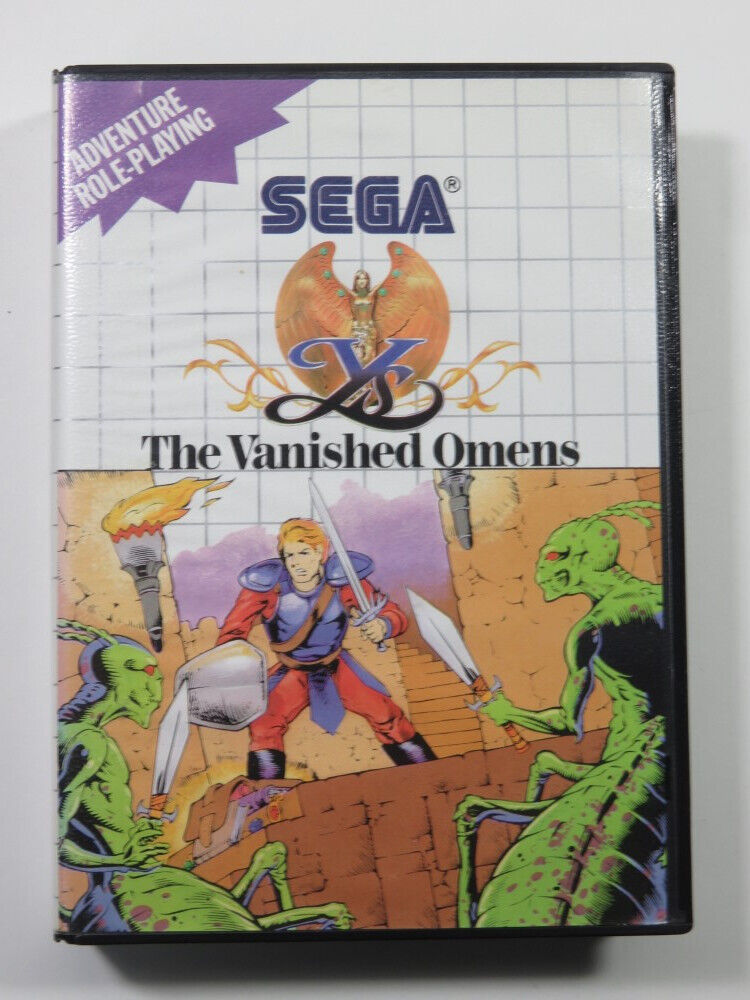 YS THE VANISHED OMENS SEGA MASTER SYSTEM USA (SANS NOTICE - WITHOUT MANUAL)