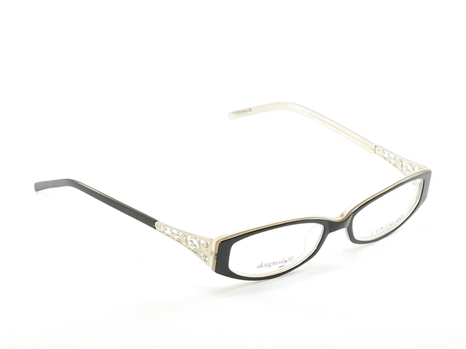 Covergirl 眼镜框 CG0419 005 塑料黑色面霜 高品质 52-16-140 — 第 3/4 张图片