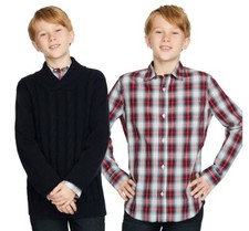 Gap Boys Sweater Shirt Set Size XS 4/5 Black/Red