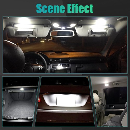 42 LED Light Bulbs Interior Kit Car Trunk Dome License Plate Lamp White T10 194 - Picture 6 of 11