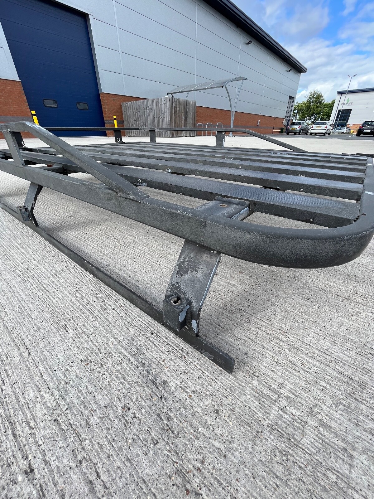 landrover defender 90 full length hannibal expedition roof rack with