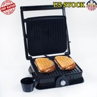 New ListingElectric Grill Panini Press Durable Gourmet Sandwich Maker Nonstick Kitchen Hot