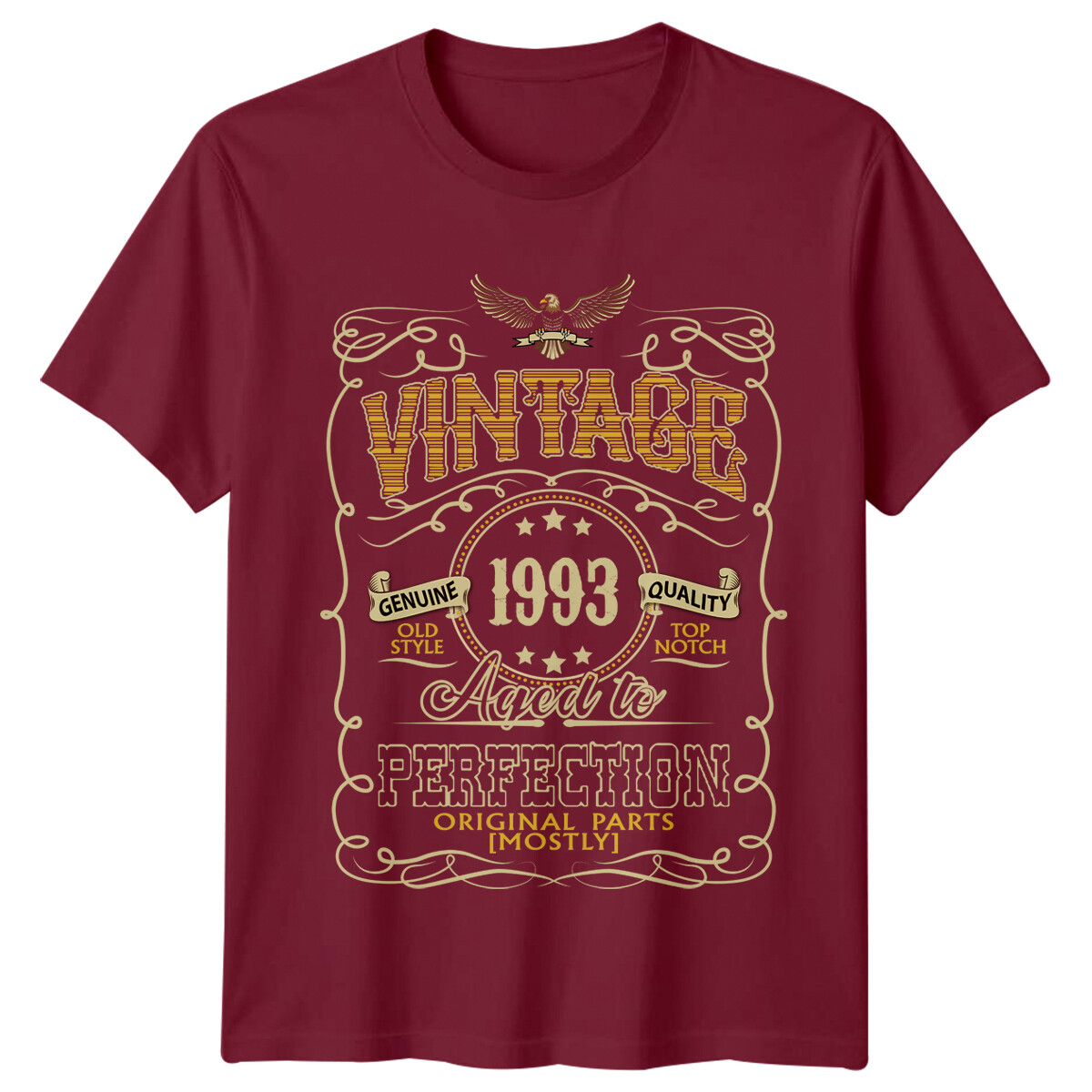 Funny 32nd Birthday Shirt For Men - Vintage 1993 Original Parts Design