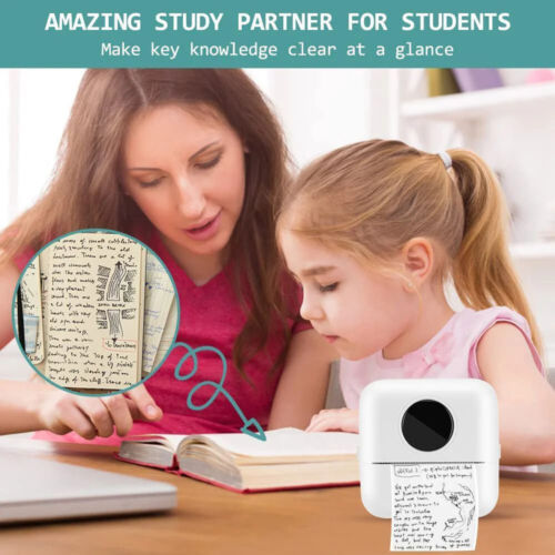 Wireless Bluetooth Portable Pocket Mini Thermal Photo Printer Inkless Printing - Picture 6 of 8