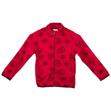 Spider-Man Mask All Over Print Fleece Kids Coat Red