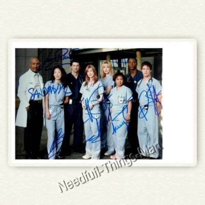 Greys Anatomy - Cast Grey´s Anatomy - Autogrammfoto alle Unterschriften [AK2] 