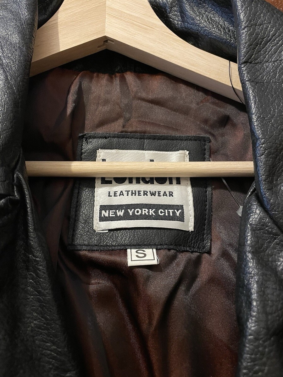 London Leatherwear new york city vintage 80's leather jacket London Leatherwear new york city vintage 80's leather jacket