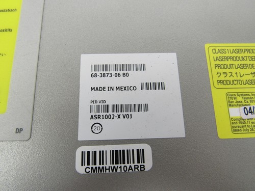 Cisco ASR1002-X 1000 Series Aggregation Service Router AC Power w/RMK - Picture 4 of 10