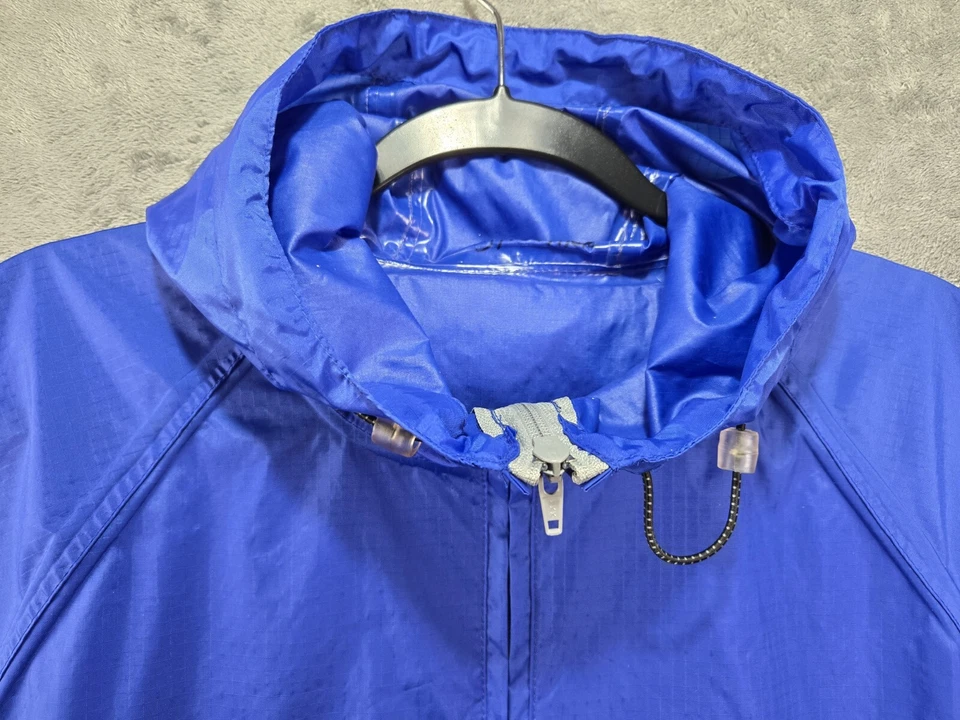 Chaqueta de lluvia Stearns para hombre impermeable empacable DryWear talla grande azul real Foto 2 de 4