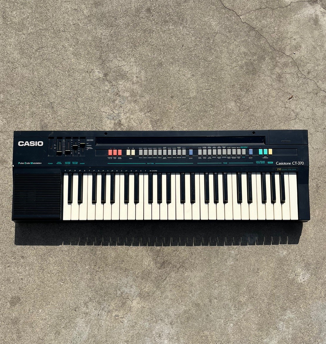 Vintage 1988 Casiotone CT-370 Electronic Keyboard Jack Stauber | eBay
