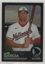 2022 Heritage High Number Chrome Black Bordered Refractor 49/73 Luis Garcia 0hk8